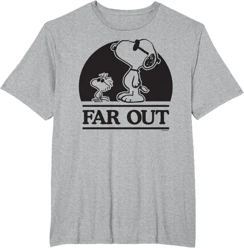 Vista 28 de Peanuts Woodstock 50th Anniversary Far Out Snoopy - Camiseta Blanco