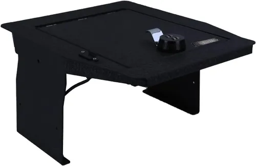 Vista 2 de Black Horse - Caja de seguridad segura para consola central, organizador de caja de pistola negra, con cerradura reiniciable de combinación de 4