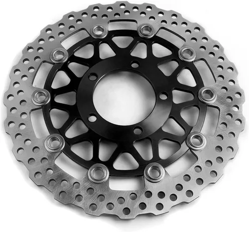 Vista 5 de Para KAWASAKI para Z800 E Z1000 para ZX-10R para VERSYS 1000 ZX-14R ZG GTR ZZ-R 1400 ZX6R NINJA 636 ABS motocicleta disco delantero placa freno Oro