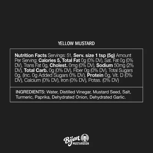 Vista 2 de Bijan Mustardson Paquete de 3 mostaza gourmet – Mostaza Dijon, Amarillo y Miel – Sabores suaves, picantes y dulces – Perfecto para sumergir