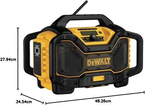 Vista 13 de DEWALT Radio Bluetooth MAX de 20 V, rango de 100 pies, portátil para lugares de trabajo (DCR025)