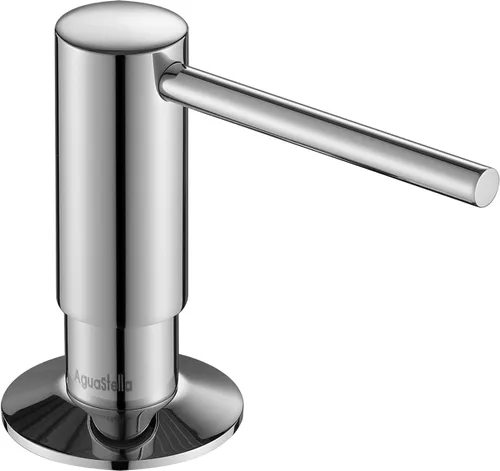 Vista 15 de AguaStella ASF026BG Dispensador de jabón integrado dorado cepillado brillante para fregadero de cocina con botella de jabón bomba de encimera