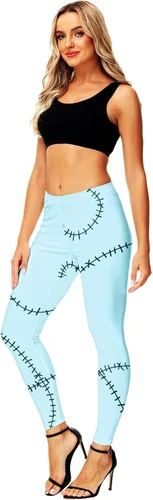 Vista 7 de AOBUTE Leggings de Halloween elásticos estampados para mujer