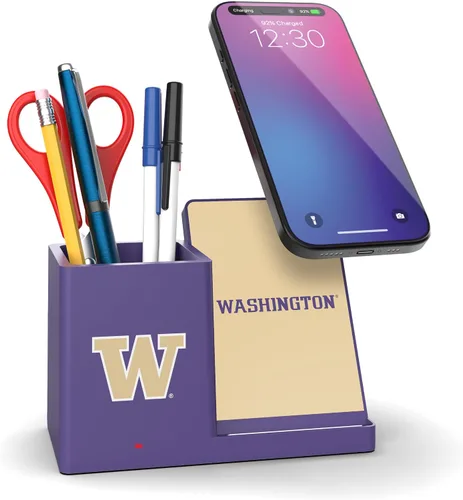 Vista 35 de SOAR NCAA - Soporte de carga inalámbrico unisex para teléfono celular y organizador de escritorio Color del