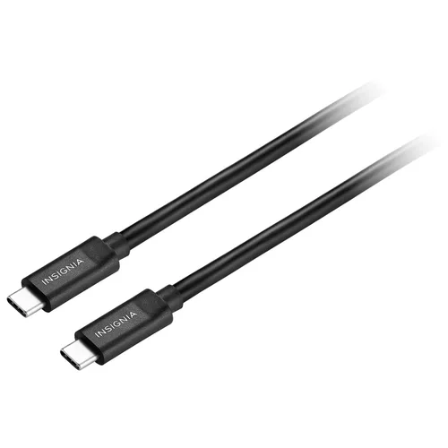 Vista 48 de Insignia Cable trenzado USB-C a USB-C (5 pies, morado claro)