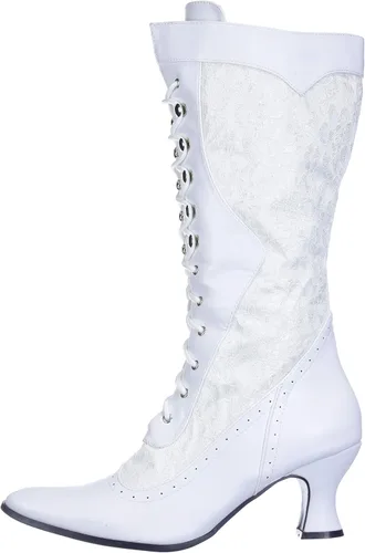 Vista 8 de Botas de tacón Ellie Shoes 253-Rebecca, con encaje