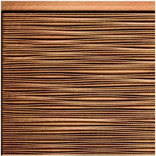 Vista 8 de FASÄDE Ripple - Panel decorativo de vinilo decorativo para salpicaduras de 18 x 24 pulgadas en plata argente (paquete de 5)