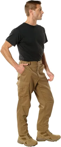 Vista 37 de Rothco: pantalones tácticos BDU – Pantalones cargo resistentes para senderismo al aire libre, EDC, uniforme de trabajo Uniforme de combate