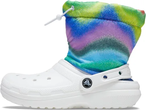 Vista 4 de Crocs Botas de nieve unisex con forro clásico para niños