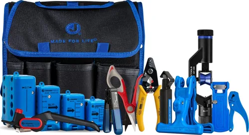Vista 7 de Jonard Tools TK-105, Kit de herramientas de abertura y anillo de fibra óptica de alcance medio (1.2 mm - 10 mm) con estuche de transporte resistente