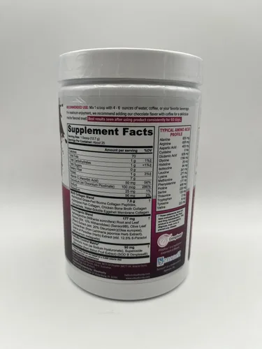 Vista 3 de Vitauthority Péptidos de colágeno en polvo suplementos para la pérdida de peso Complejo de belleza hidrolizado para mujeres, cabello, piel, uñas
