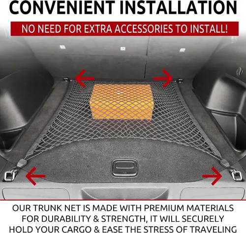 Vista 2 de TrunkNets Inc Red de carga para maletero de piso para Jeep Grand Cherokee 2011 2012 2013 2014 2015 2016 2017 2018 2019 2020