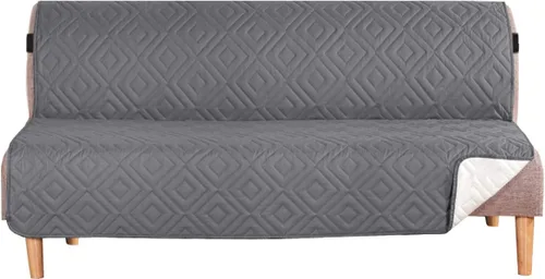 Vista 67 de H.VERSAILTEX Funda reversible para silla, protector de muebles antideslizante, resistente al agua, con correas elásticas de 2 pulgadas
