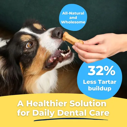 Vista 2 de Tartar Shield® Galletas dentales para perros Golosinas diarias seguras Galletas limpian dientes y encías, aliento fresco, apoyo natural