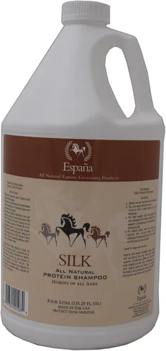 Vista 4 de Espana Silk ESP0020E Champú de proteína de seda especialmente formulado para caballos, 33.82 onzas