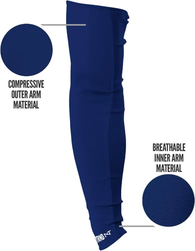 Vista 44 de Nxtrnd Air-TEK - Mangas de compresión para hombre, par de fútbol transpirable