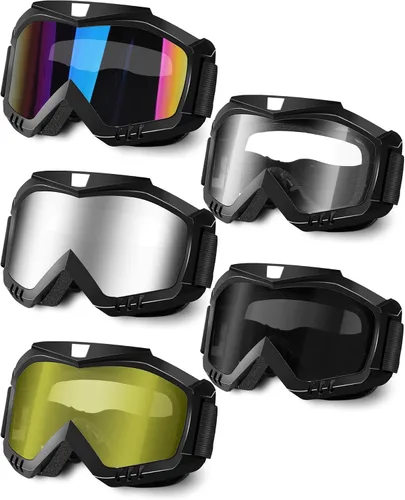 Vista 10 de OXG - Gafas de motocicleta - Gafas ATV y de moto de cross con lente UV400 a prueba de polvo para adultos y jóvenes
