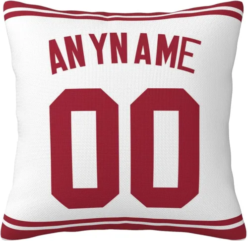 Vista 16 de Fundas de almohada de fútbol – Fundas de almohada personalizadas con cualquier nombre y número, regalo personalizado para hombres, mujeres y niños