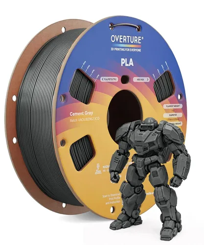 Vista 56 de OVERTURE Paquete de 10 filamentos PLA de 0.069 lbs (0.069 in), filamento de impresora 3D de herido ordenado, paquete de 10 bobinas de 2.2 libras