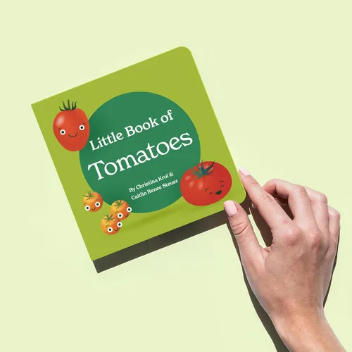 Vista 6 de Little Book of Tomatoes by Chunky Deli: A Clever Foodie Board Book for Babies and Toddlers, Unique Baby Shower Gift for New Parents Libro