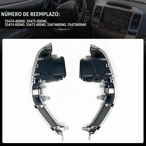 Vista 2 de 55474-60040 Ajuste de ventilación de aire con marco de inserción para Lexus GX470 2003-2009