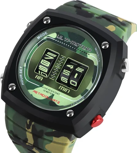 Vista 2 de ULTI-Motion Reloj unisex con correa de silicona de lujo 2022