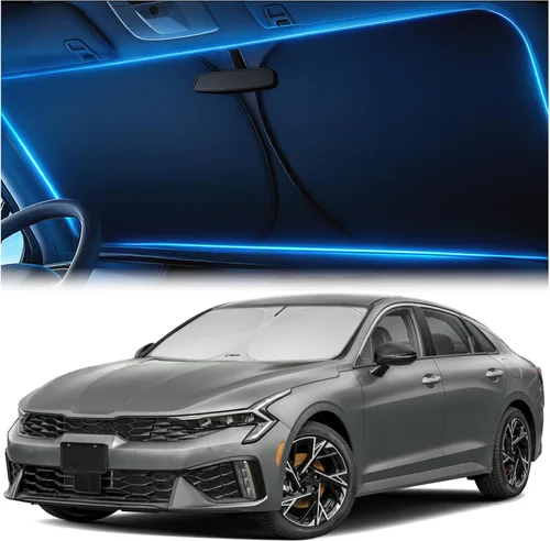 Vista 19 de Magnelex - Parasol para parabrisas para Tesla Model 3 y Model Y 2017-2026, parasol plegable para ventana de automóvil, cubierta de visera térmica