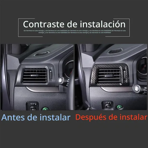 Vista 4 de 2 piezas de marco de ventilación lateral para Honda Pilot 2016-2022/ Ridgeline 2017-2024/ Passport 2019-2024, accesorios de cubierta de salida