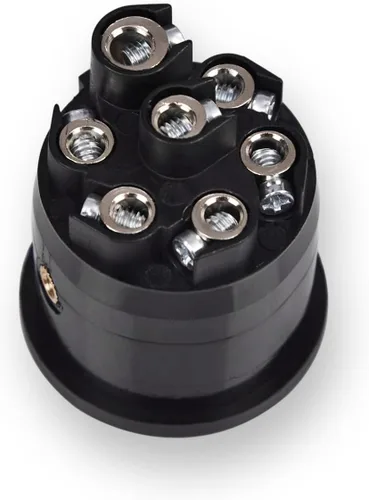 Vista 6 de Conector de remolque redondo de 7 pines para servicio pesado, enchufe de remolque de 7 vías, enchufe para semirremolque