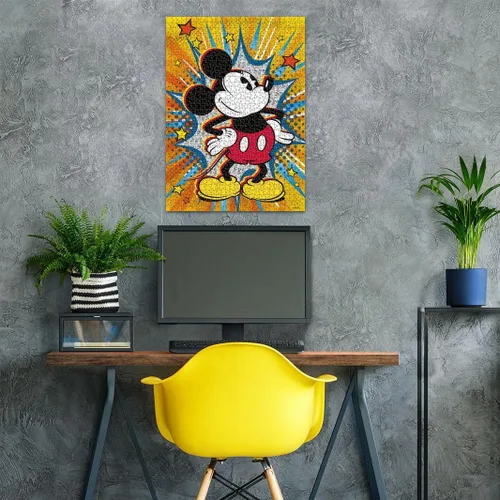 Vista 4 de Ravensburger Disney Retro Mickey 12000472 - Rompecabezas de 1000 piezas para adultos, herramientas hechas a mano, fabricado en Alemania, cada pieza