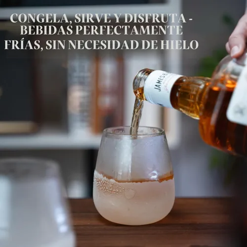 Vista 6 de Vasos de whisky Old Fashioned – Juego de 4 vasos transparentes de 8 onzas para whisky escocés y cócteles