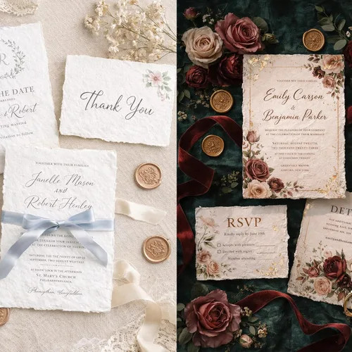 Vista 5 de 60 hojas de papel de acuarela de algodón blanco de 300 GSM, borde texturizado de 5 x 7 pulgadas, ideal para invitaciones de boda, acuarelas 60 Piezas