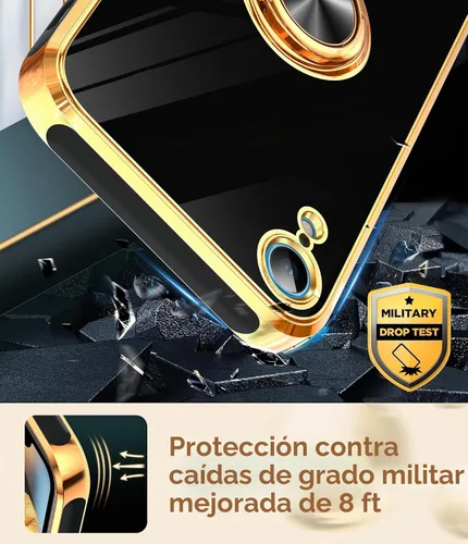 Vista 7 de LeYi Funda para iPhone XR: con Protector de Pantalla de Vidrio Templado [Paquete de 2] Soporte de Anillo Giratorio de 360°, Soporte Magnético