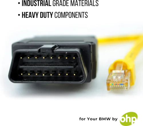Vista 7 de OHP ENET Bimmercode OBD2 Cable para codificación BMW Serie F E SYS ISTA+ ICOM Bootmod3 Bimmerlink OBD Cable resistente
