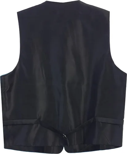 Vista 2 de Gioberti Conjunto de chaleco formal de satén de 4 piezas para niños y niños, chaleco, corbata, bolsillo cuadrado