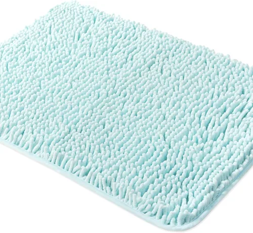 Vista 21 de Yeaban Alfombras pequeñas de baño de felpilla de 12 x 12 pulgadas, absorbentes y lavables, antideslizantes, de felpa y suaves para baño, ducha