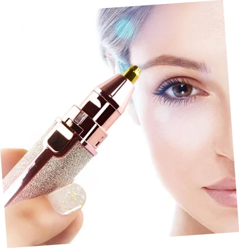 Vista 3 de Depiladora de pelo recargable para mujer, afeitadora de cejas, depiladora, compacta, portátil
