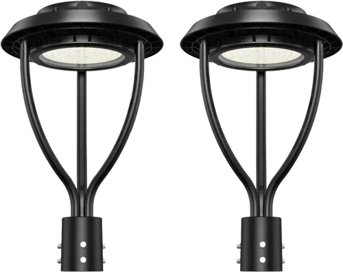 Vista 11 de Luz LED de poste superior de 60 W con fotocélula, 60 W, 48 W, 36 W, ajustable, 8400 lúmenes, CCT ajustable 3000/4000/5000K, luces de poste al aire