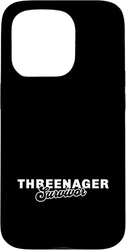Vista 14 de Threenager Parenting 3 Year Old Kid Case for iPhone 17