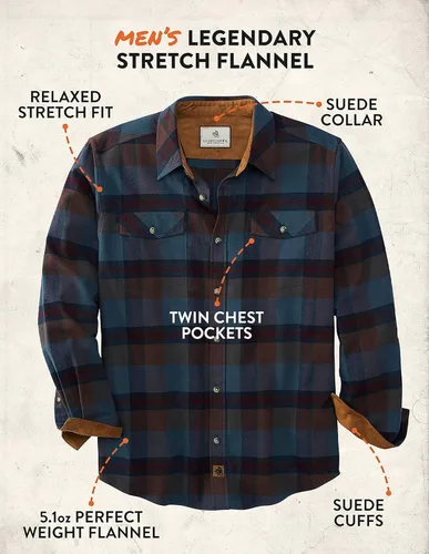 Vista 6 de Legendary Whitetails - Camisa Legendary de franela para hombre