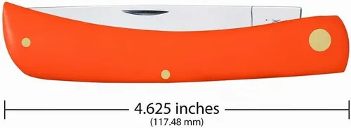 Vista 2 de Case WR XX Navaja De Bolsillo Naranja Sintético Sod Buster Artículo #80512 - (4138 SS) - Longitud Cerrada: 4 5/8 Pulgadas