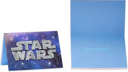 Vista 3 de Papyrus Surtido de tarjetas de cumpleaños de Star Wars, BB-8 y Yoda (3 unidades)