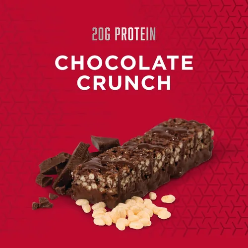Vista 3 de BSN Protein Crisp Bar by Syntha-6 - Barra de proteína de suero bajo en azúcar, 1072751, Crunch de chocolate, 1