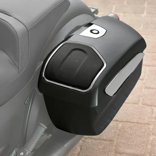 Vista 9 de TCT-MOTORPARTS Alforjas duras para Indian Chieftain Dark Horse Limited 2019-2023 gris acero