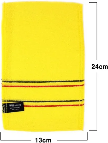 Vista 4 de SongWol - Paquete de 10 toallas de baño exfoliantes para baño y ducha, de piel coreana, grandes, ropa de lavado para exfoliantes, hechas en Corea