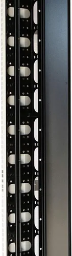 Vista 3 de Administrador de cable de acero vertical de 42 U para gabinetes de estantes de servidores una pieza