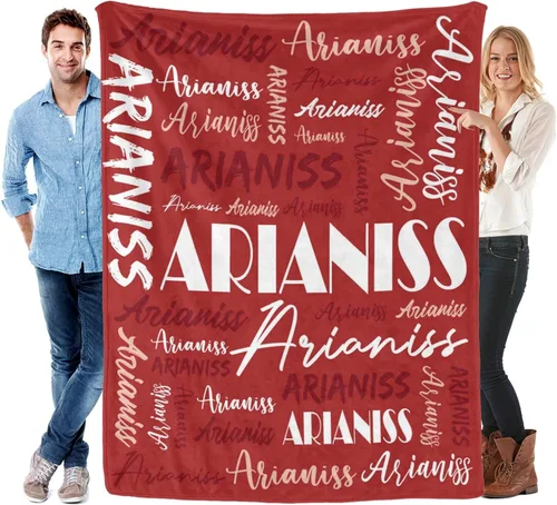 Vista 42 de Manta personalizada para niños y adultos, manta personalizada con nombre, manta de franela personalizada con nombre, manta personalizada con nombre