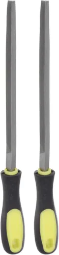 Vista 7 de HARFINGTON Lima triangular de 6 pulgadas de alto carbono de corte de acero endurecido raspador de mano con mango de plástico para desbarbar y quitar