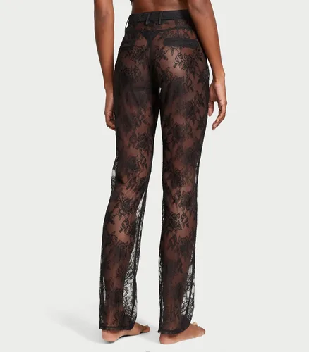 Vista 2 de Victoria's Secret VS Archives Pantalones de encaje rosa, lencería de mujer (XS-XL)