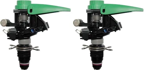Vista 4 de Rainbird Nacional SLS 25pjdac Impulse Sprinkler, latón, 50-ft., 1, Metálico